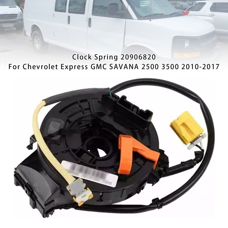 Clock Spring 20906820 For Chevrolet Express GMC SAVANA 2500 3500 2010-2017