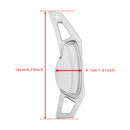 Steering Wheel Paddle Shifter Extension For Smart Aluminium Silver