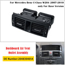 2007-2010 Mercedes Benz W204 Base Version Dashboard Air Vent Outlet Assembly 2048304054