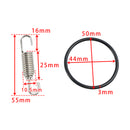 2 Pack Exhaust Pipe Spring 55mm & O Rings For SX 250 250SX SX250 1999-2021