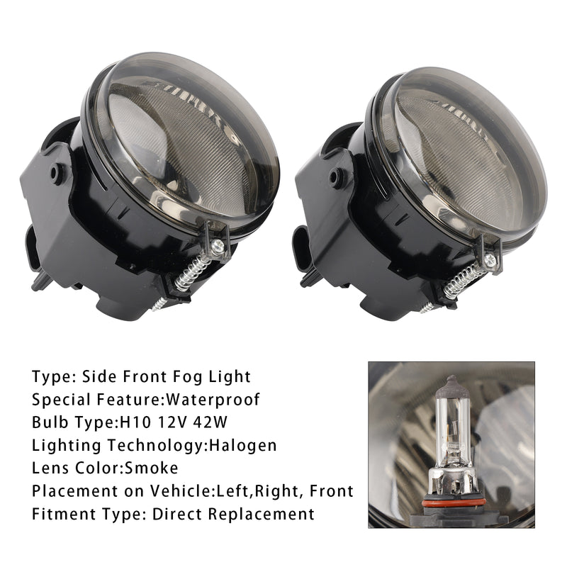 Pair Fog Lights For Dodge Chrysler Caliber Jeep Compass 4805857AA