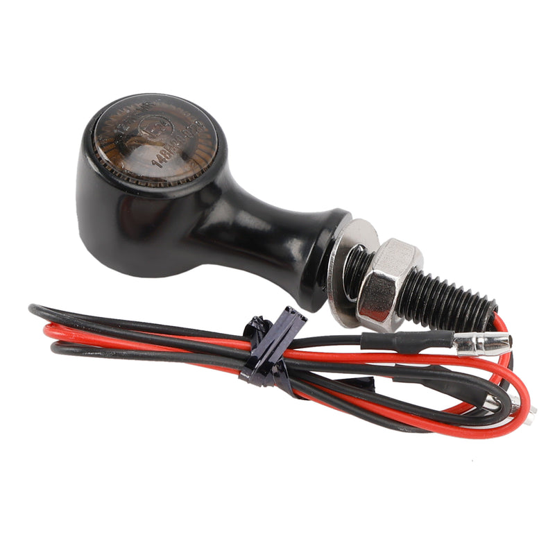 12V LED Turn Signal Indicator Light 8mm Universal Motorcycle For Suzuki