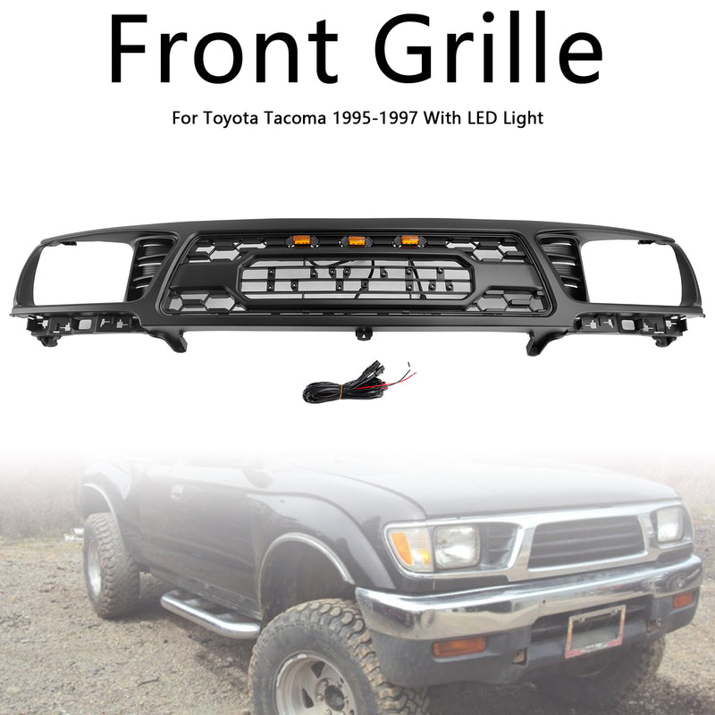 Honeycomb Front Bumper Grill Grille Fit Toyota Tacoma 1995-1997 TRD PRO