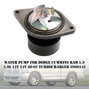 3960342 Water Pump For Dodge Cummins RAM 5.9 5.9L 12V 24V 1989-2002 Turbocharged