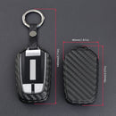 Leather Silicone Car Key Case Cover With Buckle For Isuzu