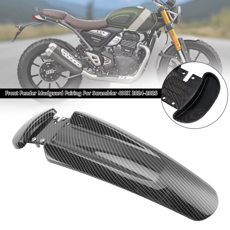 Front Fender Mudguard Fairing For Scrambler 400X 2024-2025