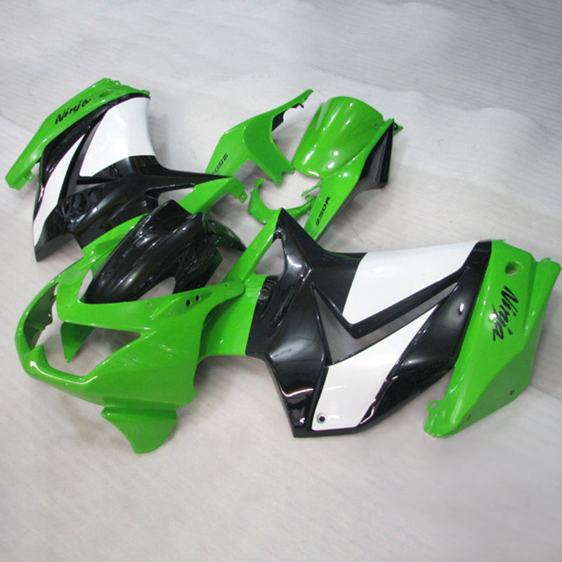 Amotopart Kawasaki EX250 Ninja250R 2008-2012 Fairing Kit Bodywork Plastic ABS