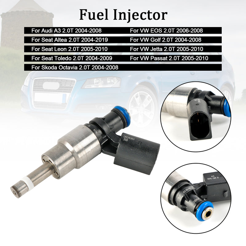 1PCS Fuel Injector 0261500011 Fit Audi A4 Avant 8E5 2.0 FSI 02-04 06D906036B