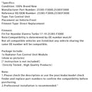 Radiator Fan Control Module For Hyundai Elantra Turbo 2017-2019 25385-F3000