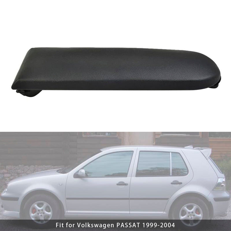 Black Leather Armrest Centre Console Lid For VW MK4 Jetta Bora Golf 18D867173