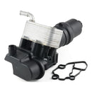 Engine Oil Cooler Oil Filter Assembly For VW Jetta GTI Passat Eos 2.0L 2006-2008