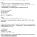 2016-2020 Mercedes E Class W213 E63S AMG Style Gloss Black Rear Boot Spoiler