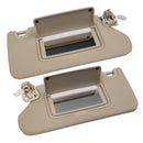 2PCS Beige Sun Visor Left & Right 96401-3TA2A 96400-3TA2A For Nissan Altima 2013-2018