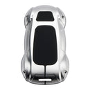 Leather Alloy Zinc Car Key Silvery Case Cover For Lexus ES260h/RX350h/LS500h