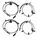 4PCS Front&Rear Side ABS Wheel Speed Sensor For Chevy Traverse 3.6L 2009-2017
