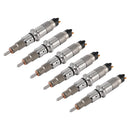 6Pcs Fuel Injector For Komatsu PC200-8 Cummins Engine QSB6.7 0445120231 5263262