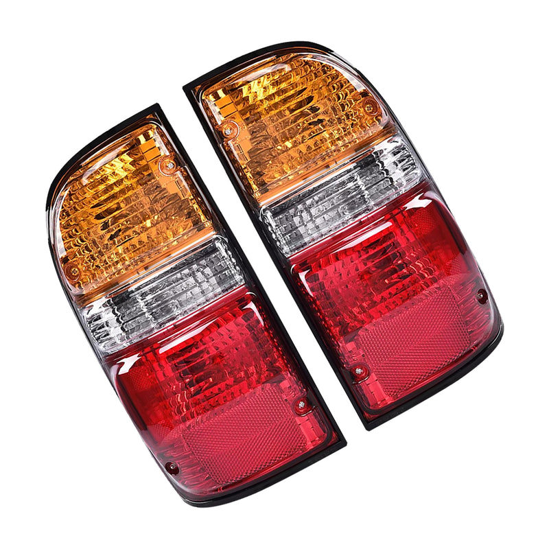 2PCS Rear Tail Lights Lamps For Toyota Tacoma 2001-2004 W/Bulbs