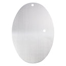 DIY Universal Motorcycle License Plate Aluminum Custom Oval Number Plate