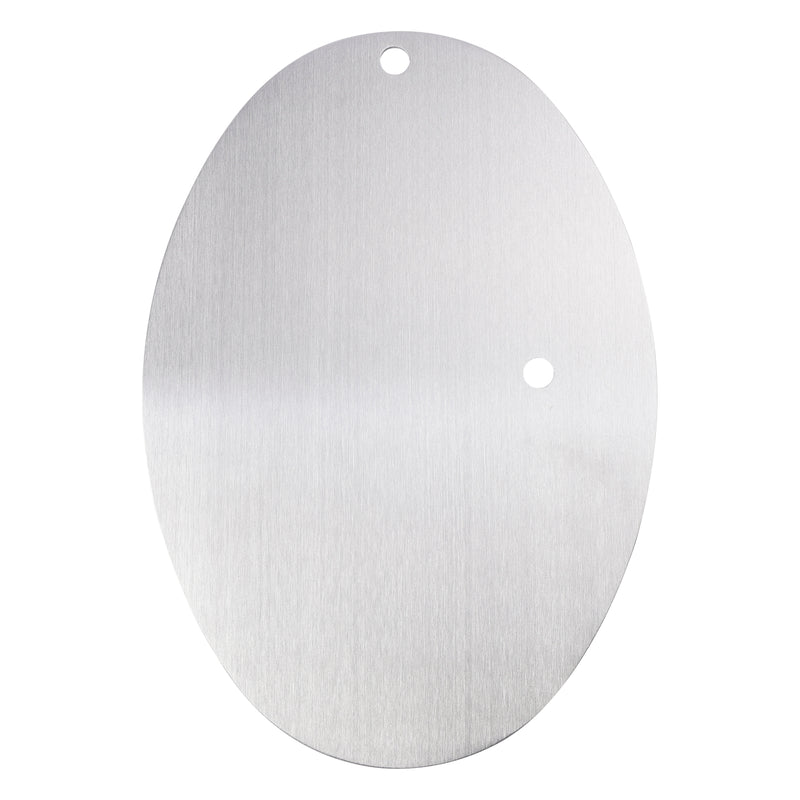 DIY Universal Motorcycle License Plate Aluminum Custom Oval Number Plate