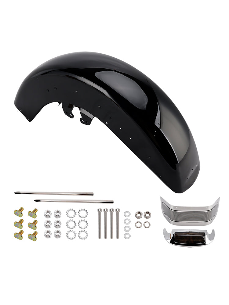 Steel Front Fender Mudguard For Touring Electra Glide Ultra Limited 2014-2024