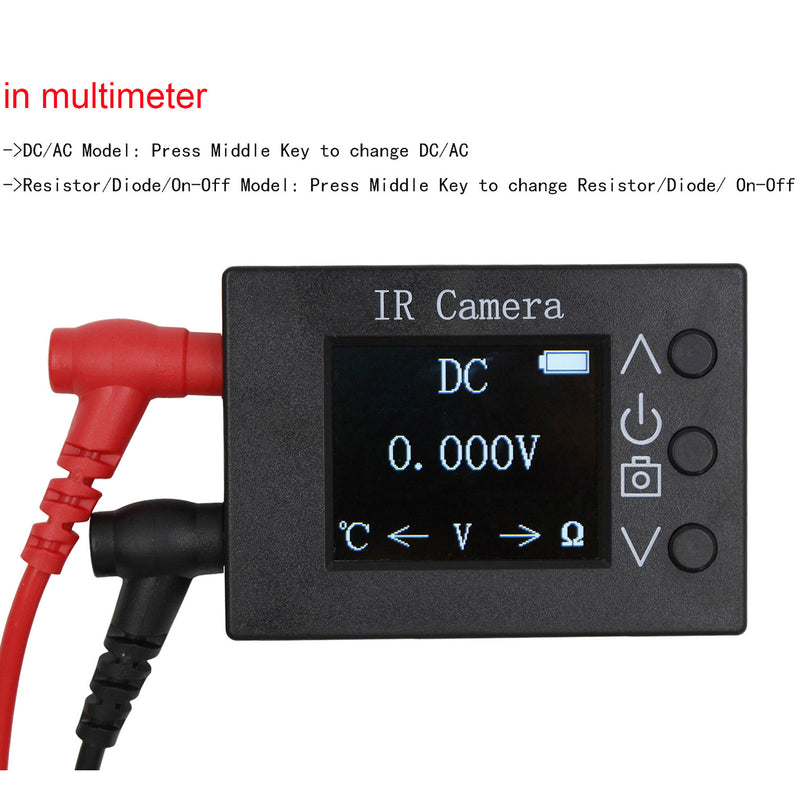 1.8 Inch  Digital High Sensitive Infrared Thermal Temperature Imager Camera