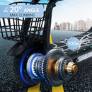 3-Speed Adjustable Up to 11 MPH Neon Lights 12.43-Mile Range Electric Scooter for Kids Ages 4-10 Electric Scooter with Seat for Kids