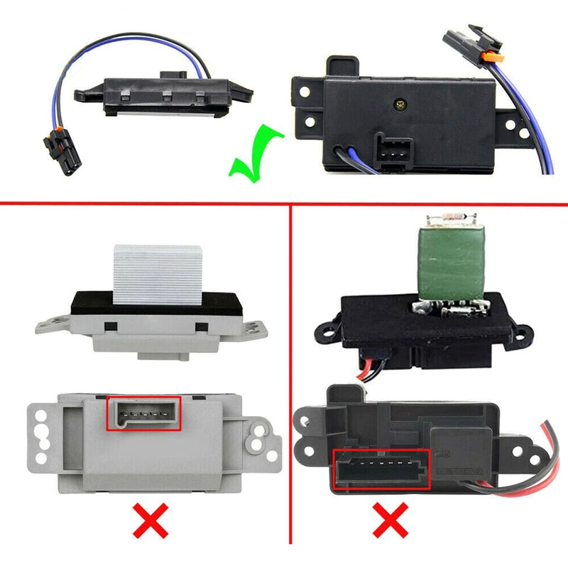 Front Heater Blower Motor Resistor 4P1516 For Chevy Trailblazer Envoy 2002-2009