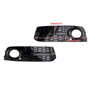 2PCS Front Honeycomb Fog Light Grill 8KD807681 Fit Audi A4 B8 2009-2012