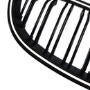 2004-2009 For BMW 5 Series Sedan E60 520d 525d 530d 535d 2PCS Glossy Black Front Sport Kidney Grille