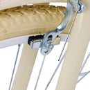 24 inch Women City Bicycle Beach Cruiser Bike with Basket & Rack Yellow