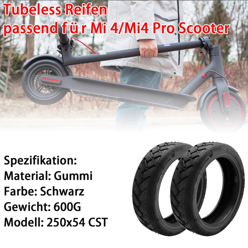 250x54 CST Electric Scooter Tire Tubeless Thickened Tyre For Xiaomi 4/Mi4 Pro2