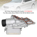 Oil Filter Housing & Oil Cooler 2721800410 For Mercedes Benz W463 X164 W164