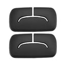 2X Rear Black Seat Belt Bezel 1AP31DX9AA For Jeep Wrangler JK 2011-2018