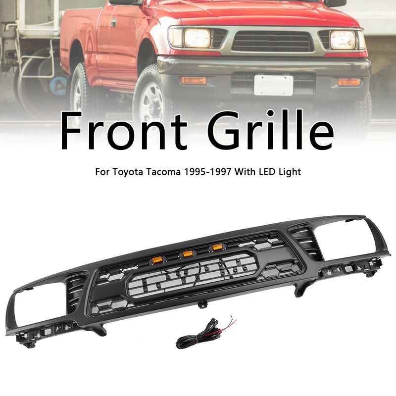 Honeycomb Front Bumper Grill Grille Fit Toyota Tacoma 1995-1997 TRD PRO