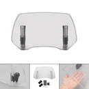 Universal Adjustable Windshield Clip On Wind Screen Deflector Extension Spoiler
