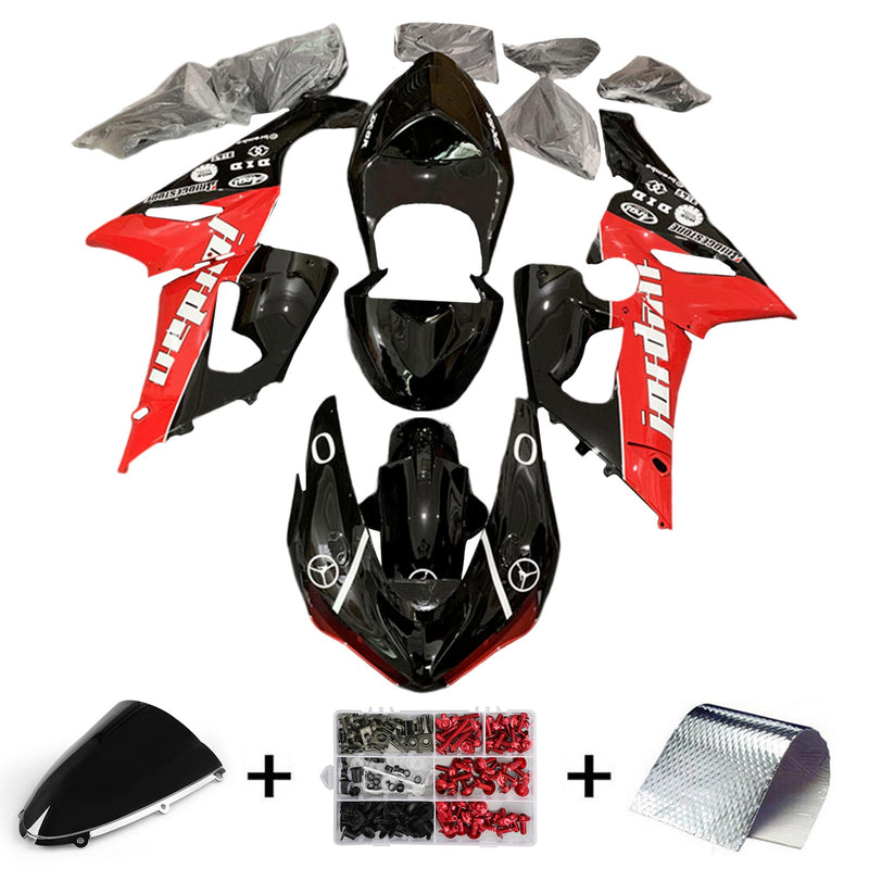 Amotopart Kawasaki ZX6R 636 2005-2006 Fairing Kit Bodywork Plastic ABS