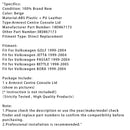 Beige Leather Armrest Centre Console Lid For VW MK4 Jetta Bora Golf 18D867173