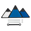 Tri-Color Grille Badge Emblem for Toyota Tacoma TRD Tundra RAV4 Blue Scheme