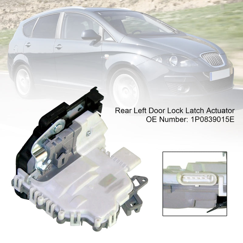 Door Lock Actuator Rear Left 1P0839015E For Seat Altea XL (5P5  5P8) 2004-2015