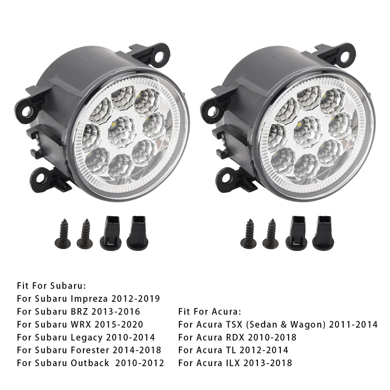 Pair LED Daytime Running Fog Lights For Nissan Frontier 2005-2019 84501AJ00A
