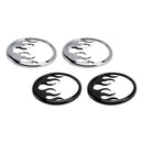 Flame Speaker Grills Accent Trim Cover For Touring Electra Glide Ultra Classic