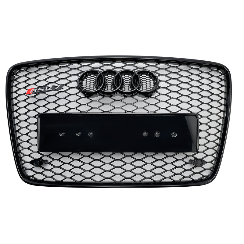 05-15 Audi Q7 SQ7 Gloss Black Front Bumper Radiator Vent Mesh Grille Grill