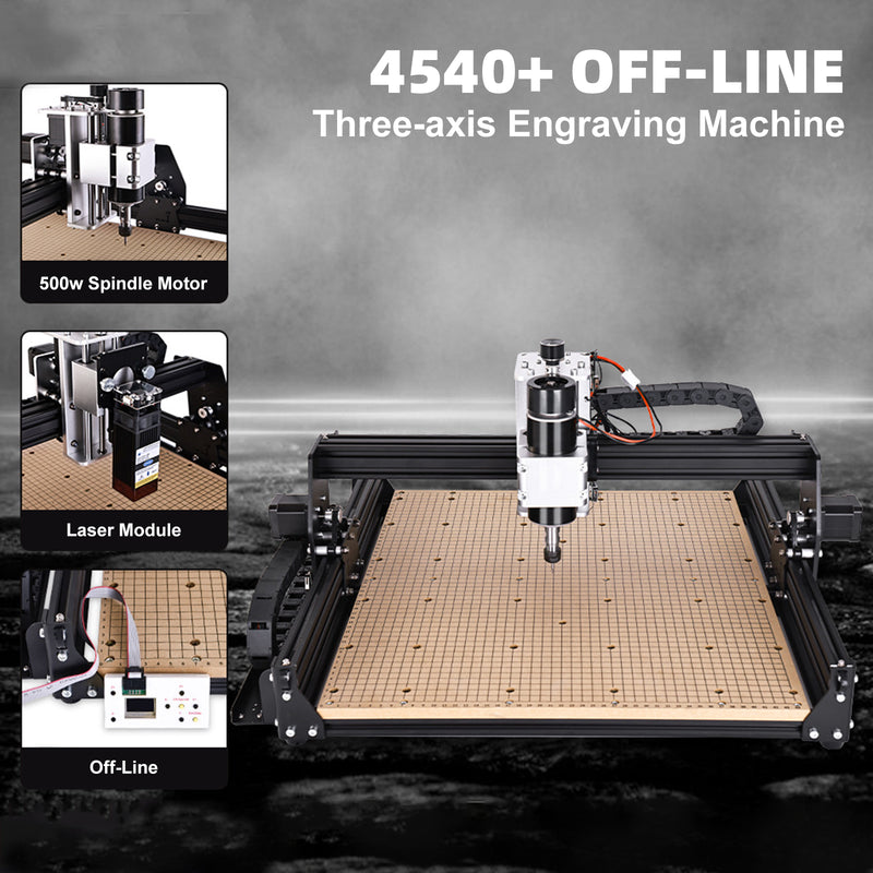 CNC Wood Router Machine 4050 Metal Engraving Machine With 500w Spindle