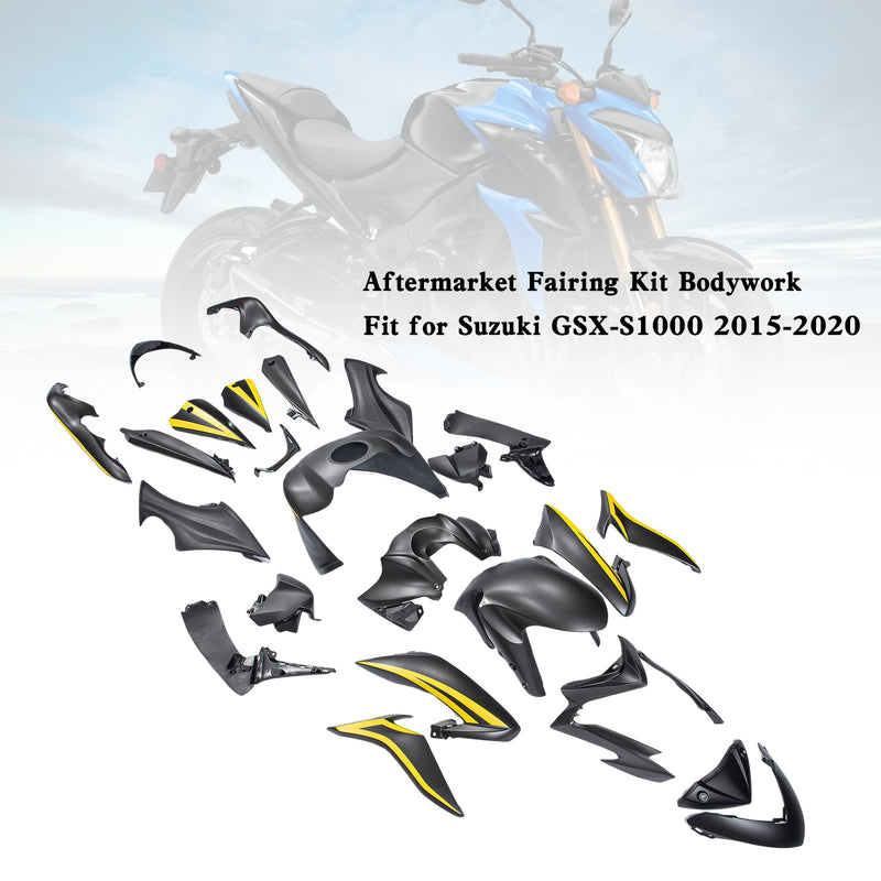 Amotopart Suzuki GSX-S 1000 2015-2020 Plastic Bodywork Fairing Kit