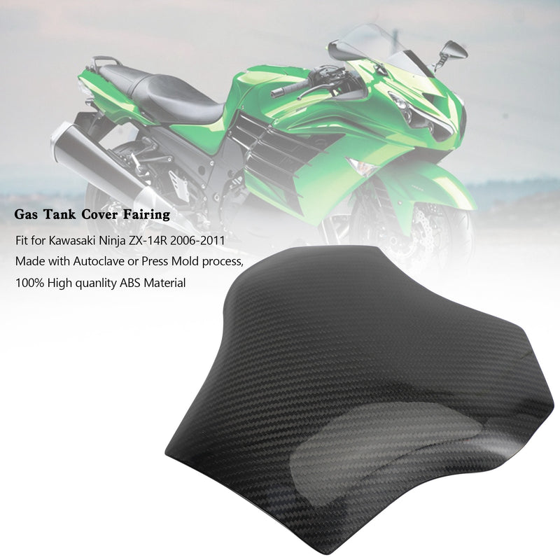 Kawasaki Ninja ZX-14R 2006-2011 Carbon Gas Tank Cover Fairing Protector