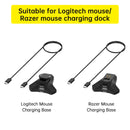 Wireless Mouse Charging Base Dock Charger for Logitech G903 GPW 3/4 Razer V2pro