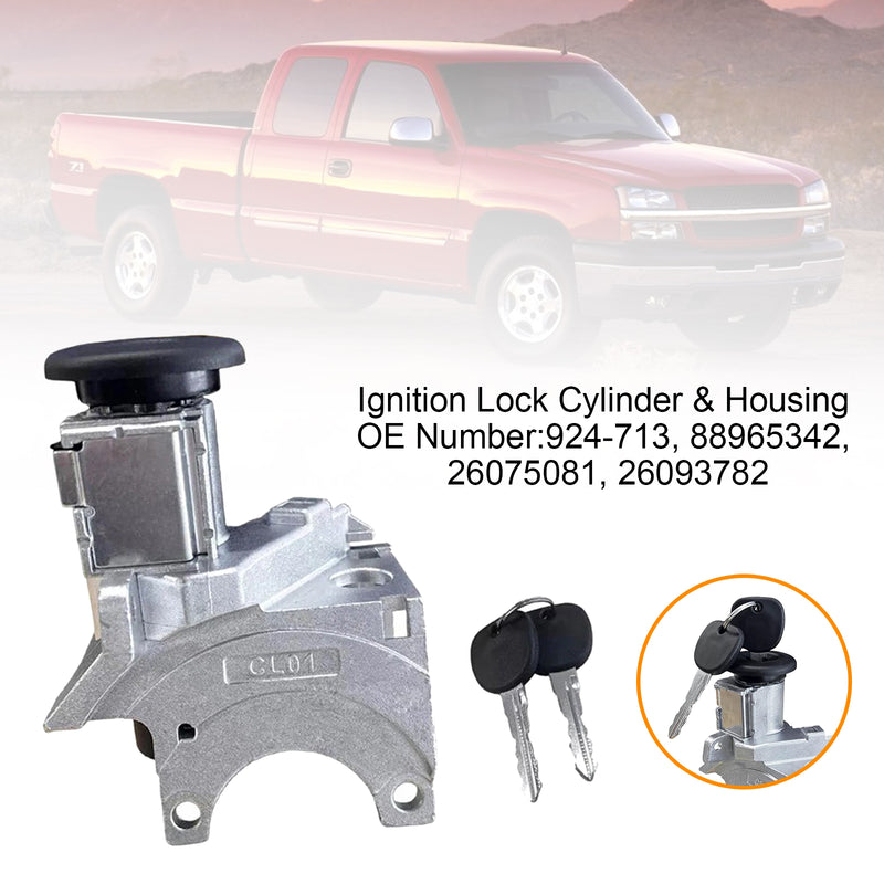 Ignition Lock Cylinder & Housing for 2000-2006 Chevy GMC Cadillac Hummer