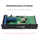 Raspberry Pi CM5 IO Compute Module 5 IO Board Metal Heat Dissipation Enclosure
