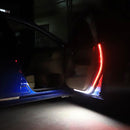 Car Door Decoration Light Strips Warning Flashing Red White Lamp 1.2m