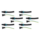 6PCS Fuel Injector 0280150036 Fit Mercedes-Benz 280SEL 450SE 280SEL 4.5L V8